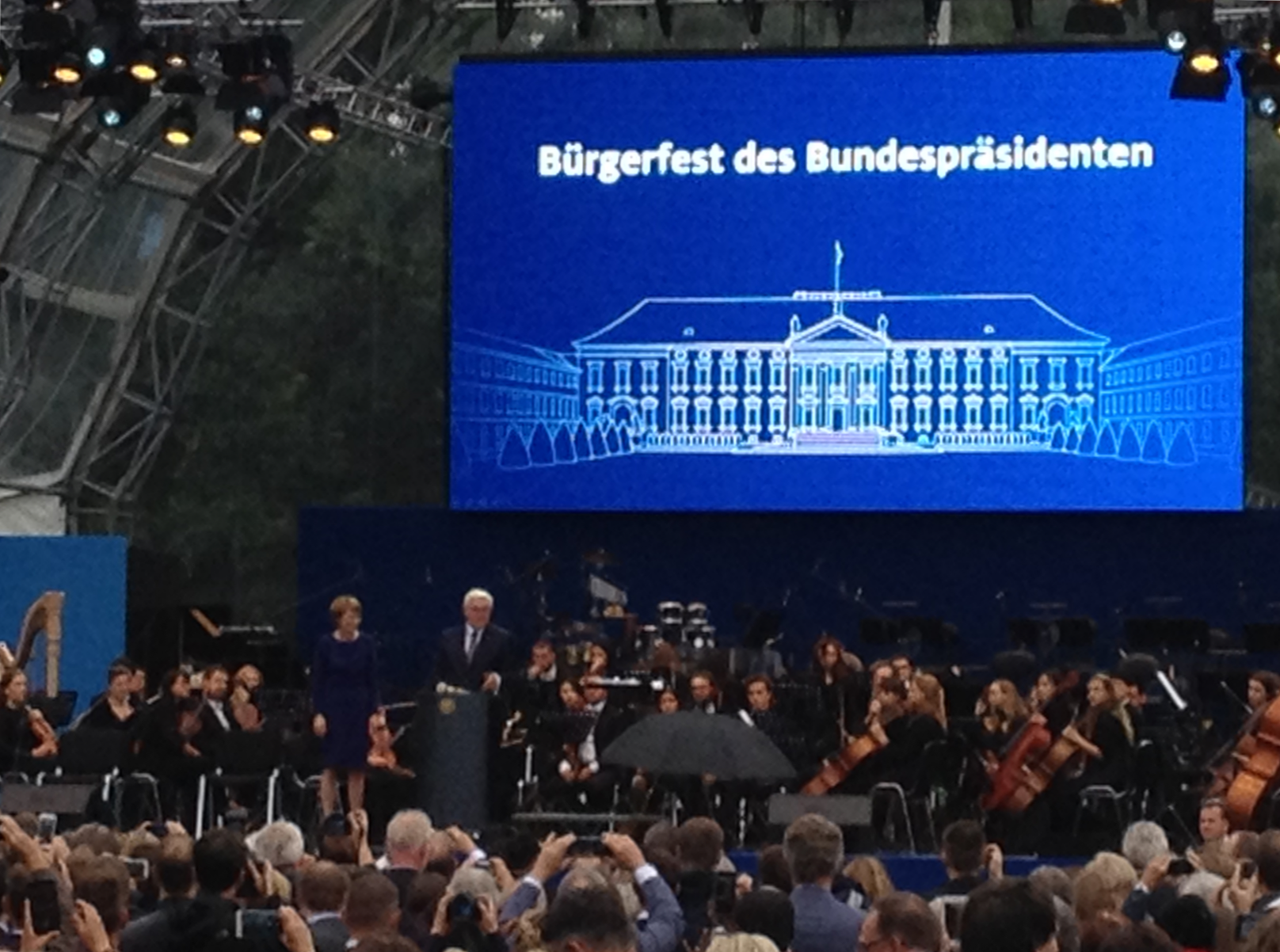 Eröffnung des Bürgerfestes durch Bundespräsident Frank-Walter Steinmeier