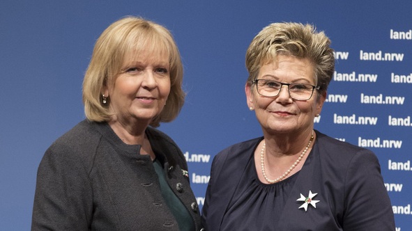 Hannelore Kraft und Gerda Kalle-Menne - © Land NRW / R. Sondermann